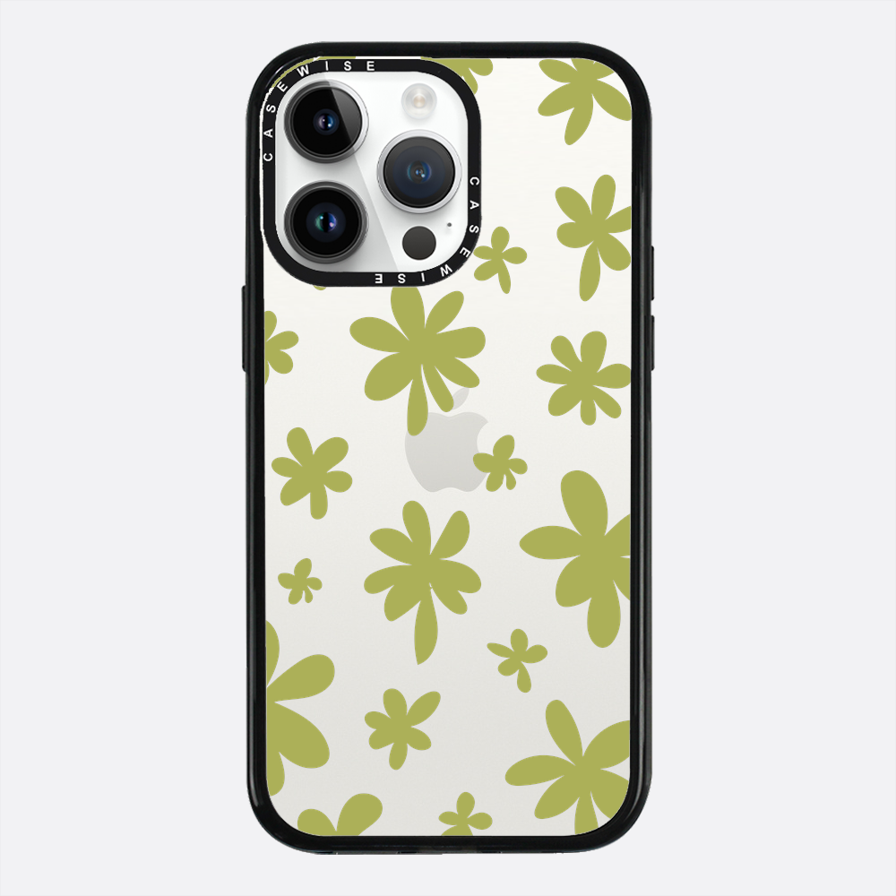Zielone Kwiatki - Etui