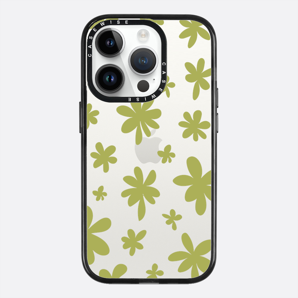 Zielone Kwiatki - Etui