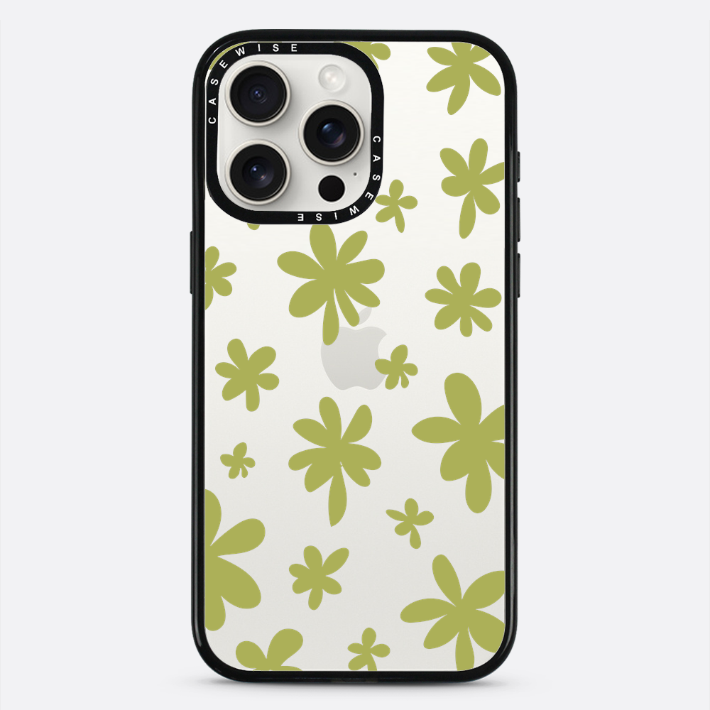 Zielone Kwiatki - Etui
