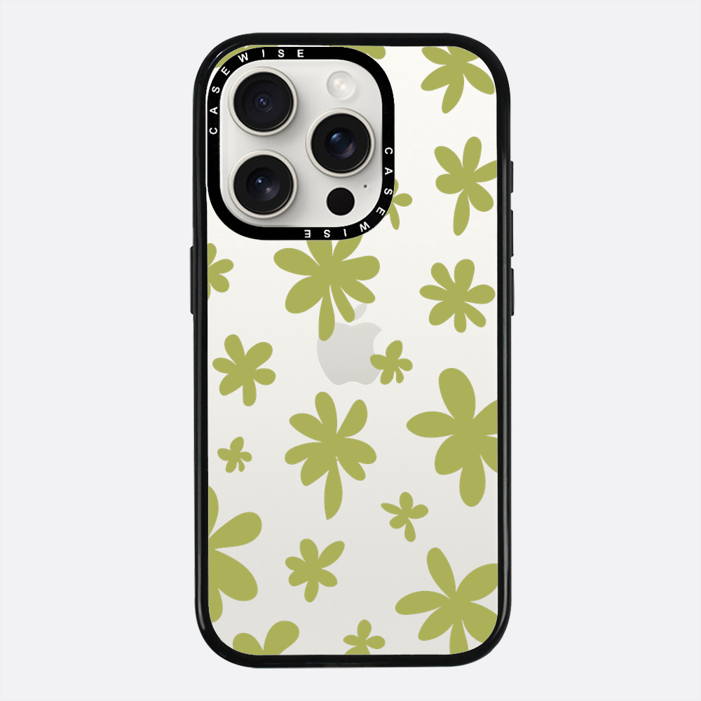Zielone Kwiatki - Etui