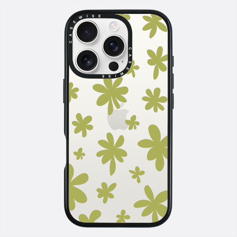 Zielone Kwiatki - Etui