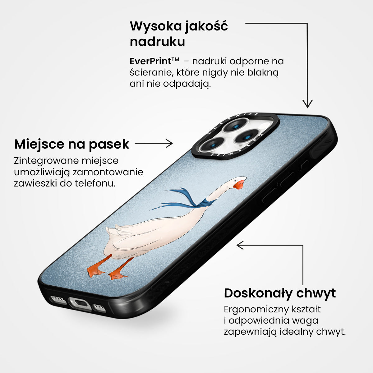 Biała gąska - Etui