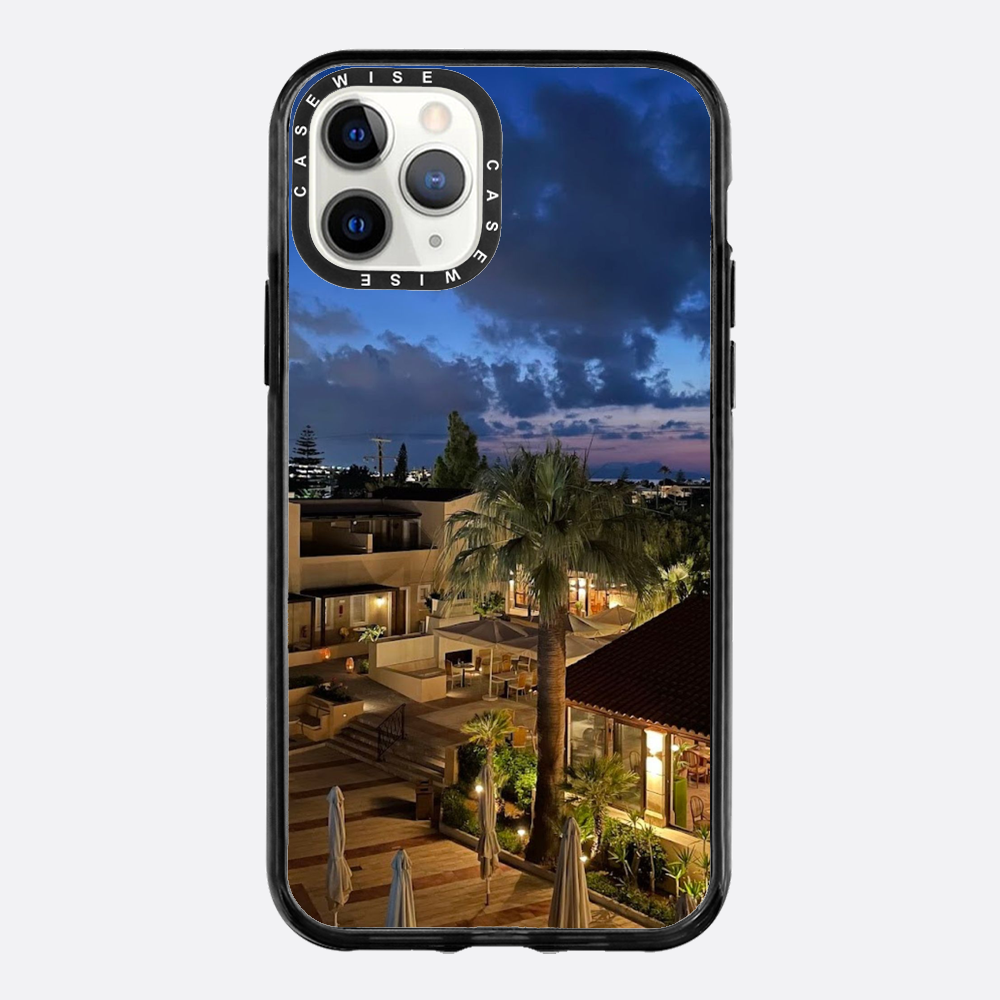 Kreta nocą night palm trees - Etui
