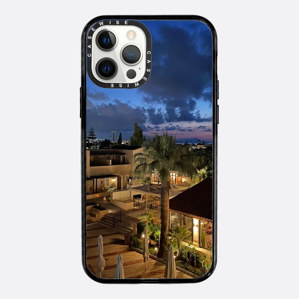 Kreta nocą night palm trees - Etui