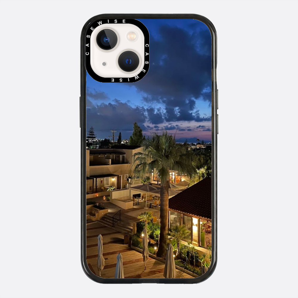 Kreta nocą night palm trees - Etui