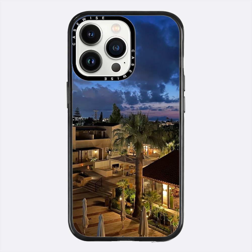 Kreta nocą night palm trees - Etui