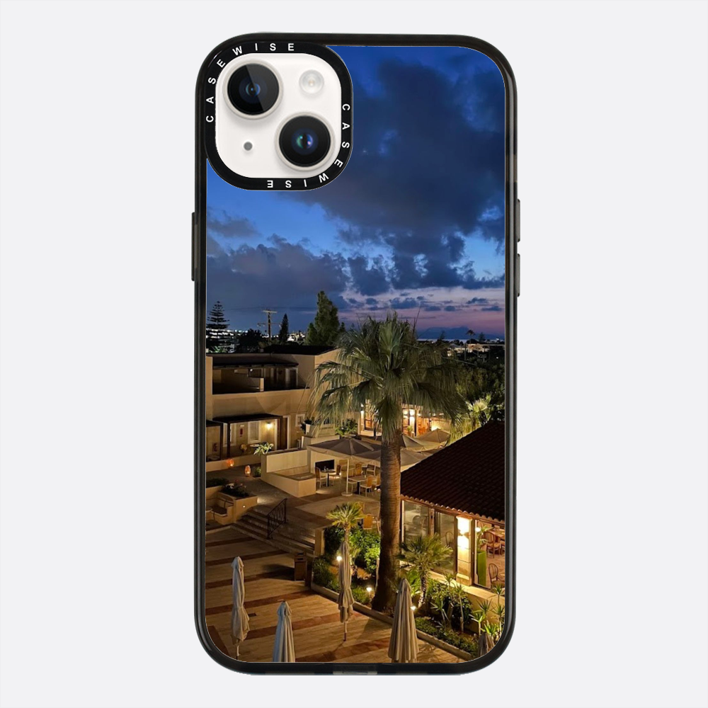 Kreta nocą night palm trees - Etui