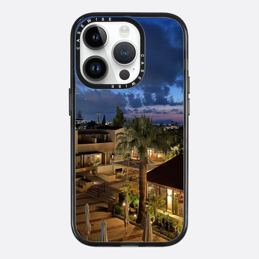 Kreta nocą night palm trees - Etui