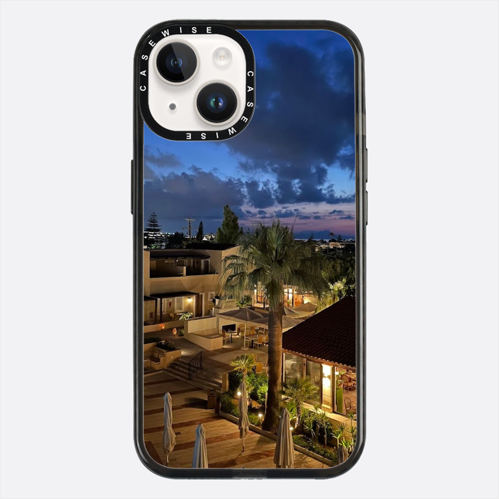 Kreta nocą night palm trees - Etui