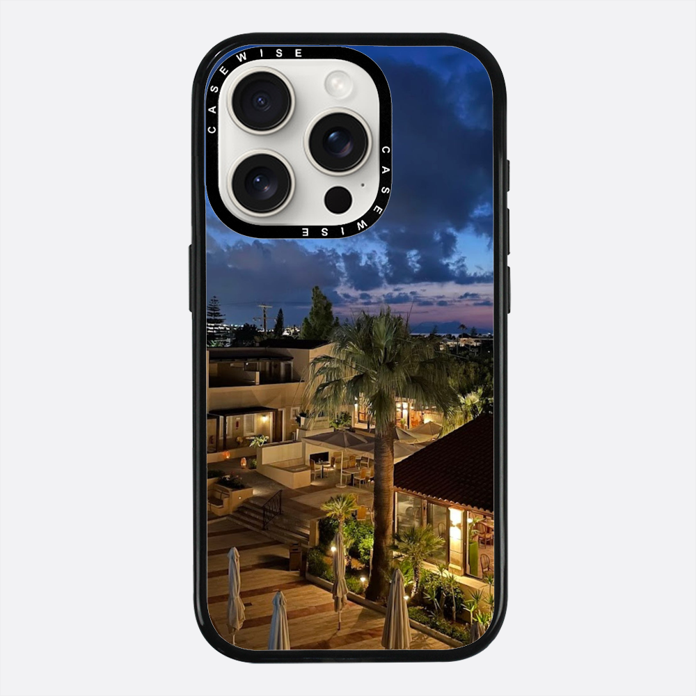 Kreta nocą night palm trees - Etui