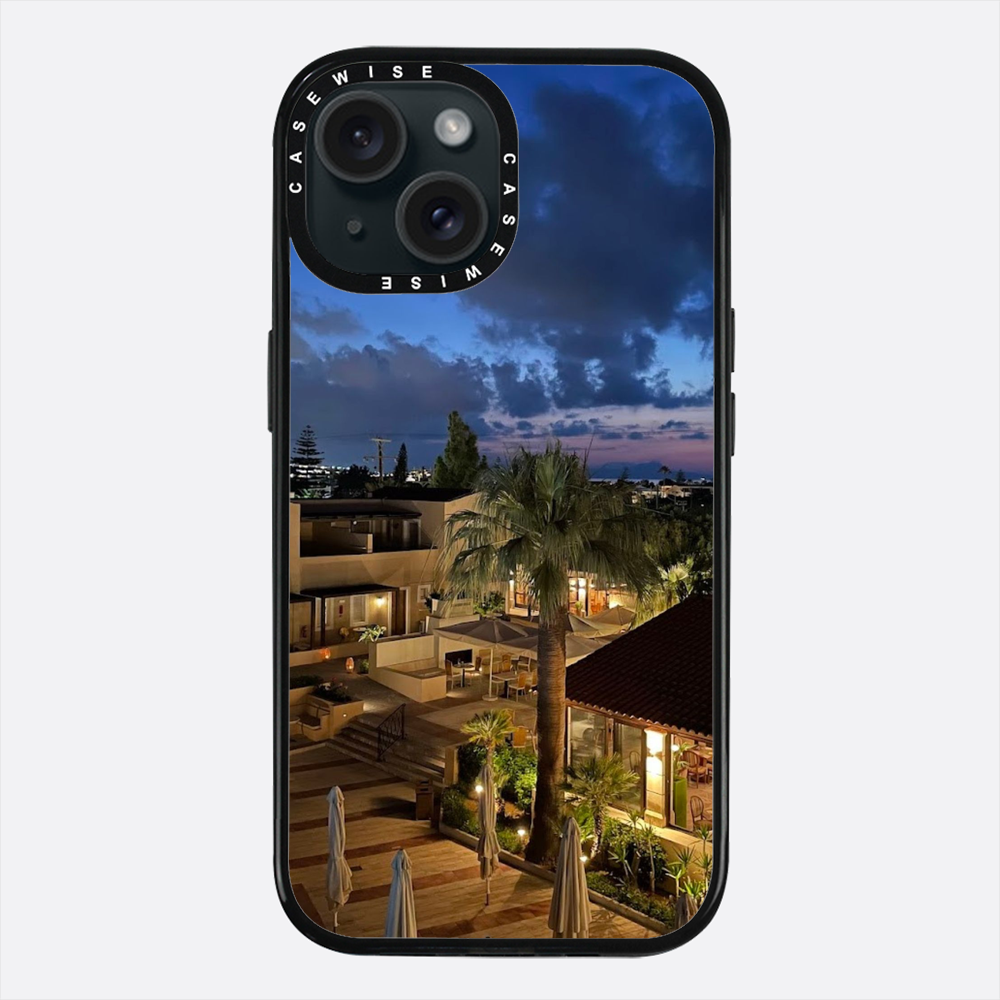 Kreta nocą night palm trees - Etui