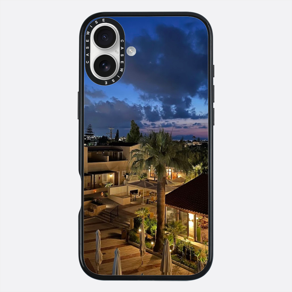 Kreta nocą night palm trees - Etui