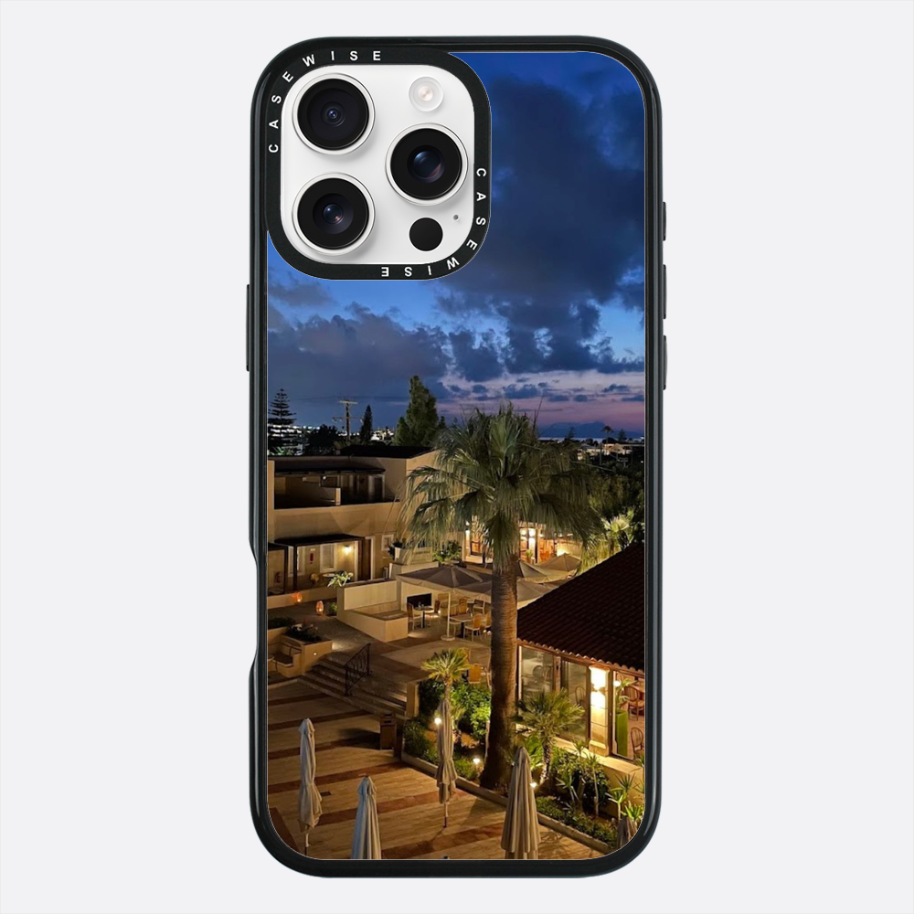 Kreta nocą night palm trees - Etui