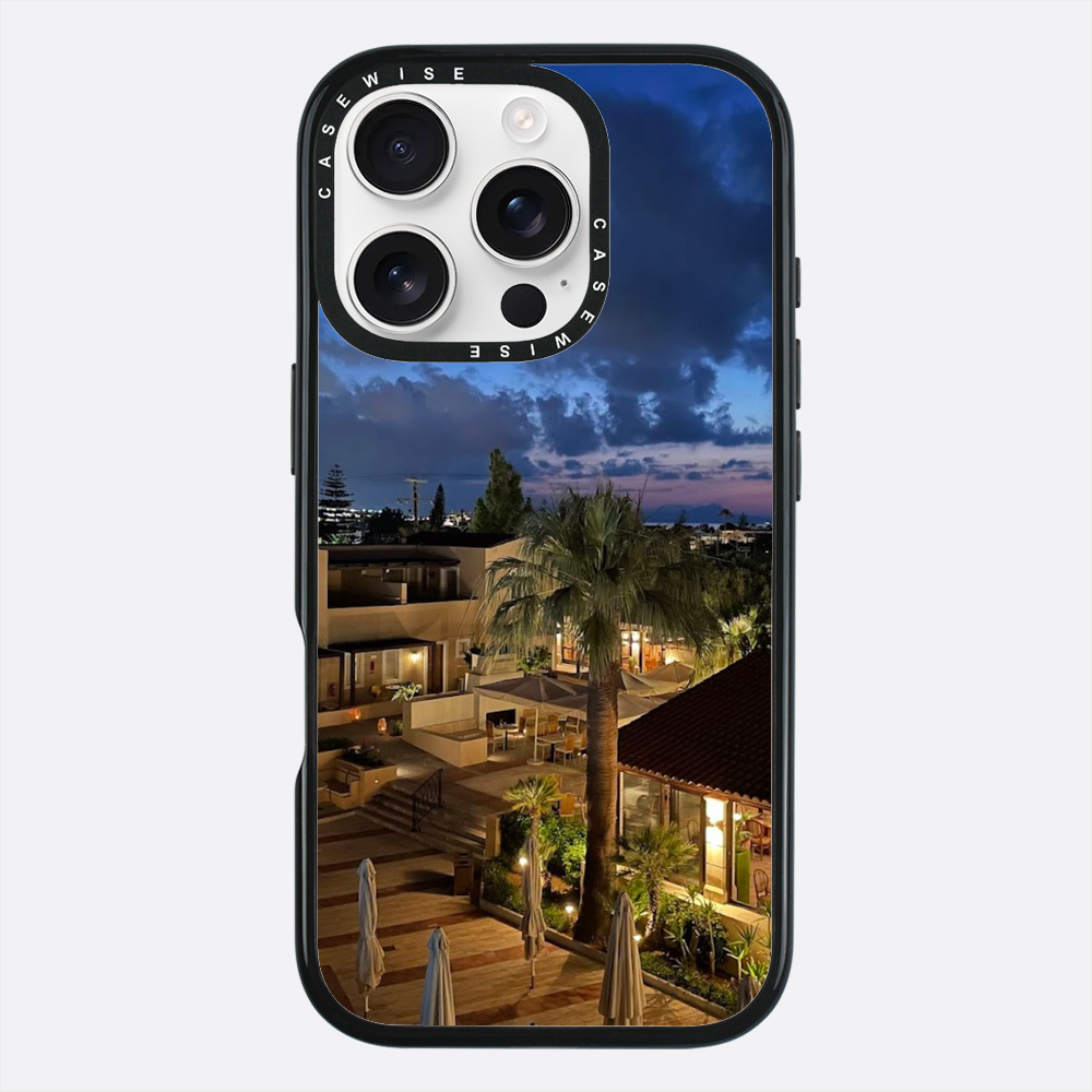 Kreta nocą night palm trees - Etui