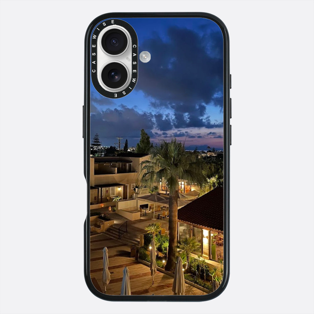 Kreta nocą night palm trees - Etui