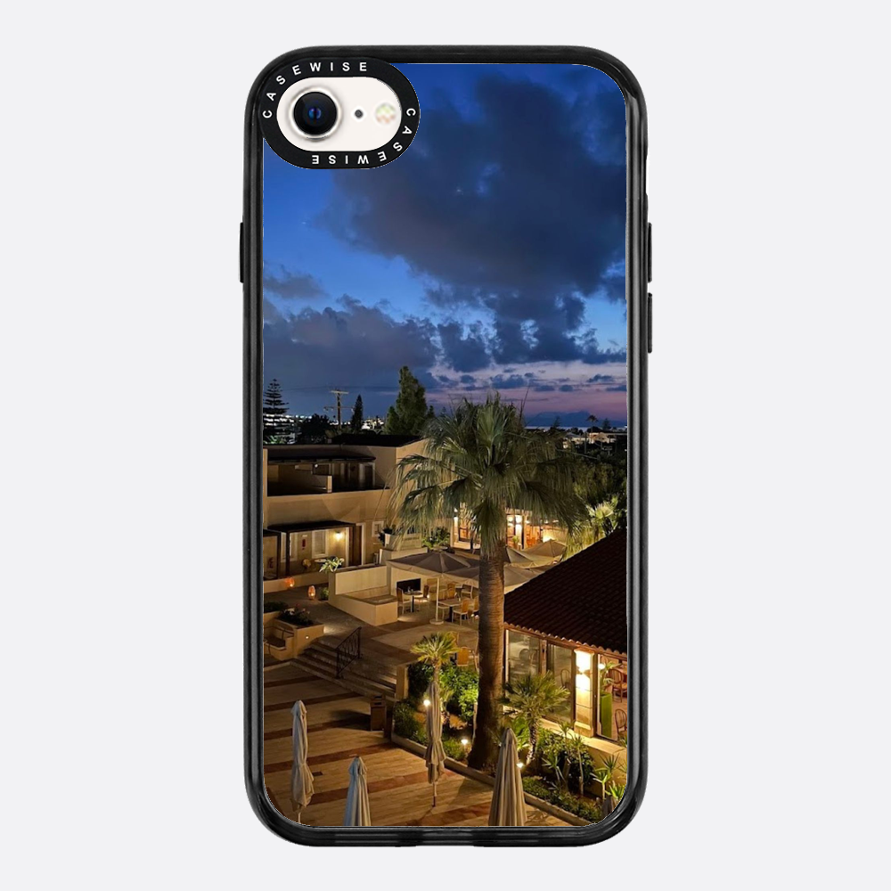 Kreta nocą night palm trees - Etui