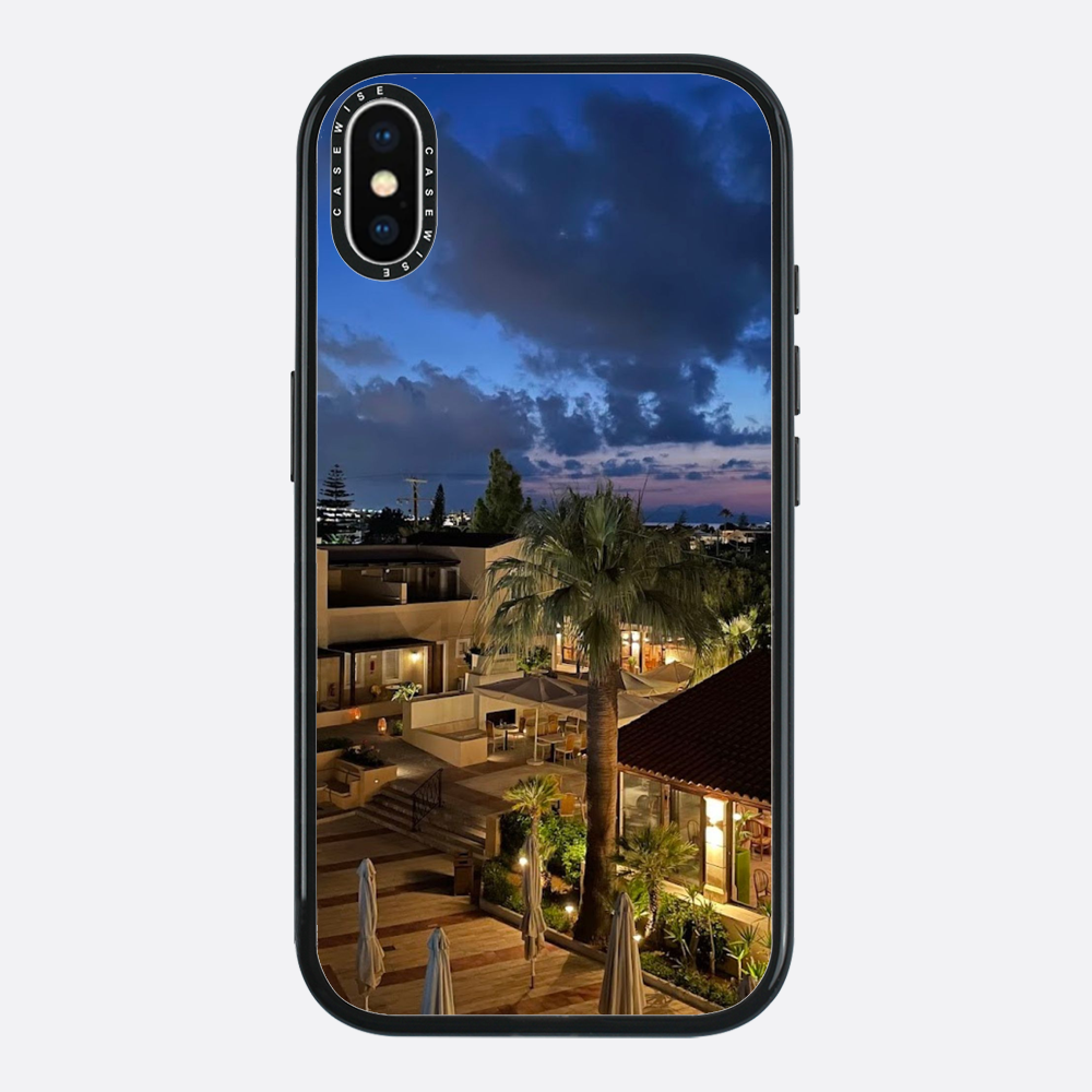 Kreta nocą night palm trees - Etui