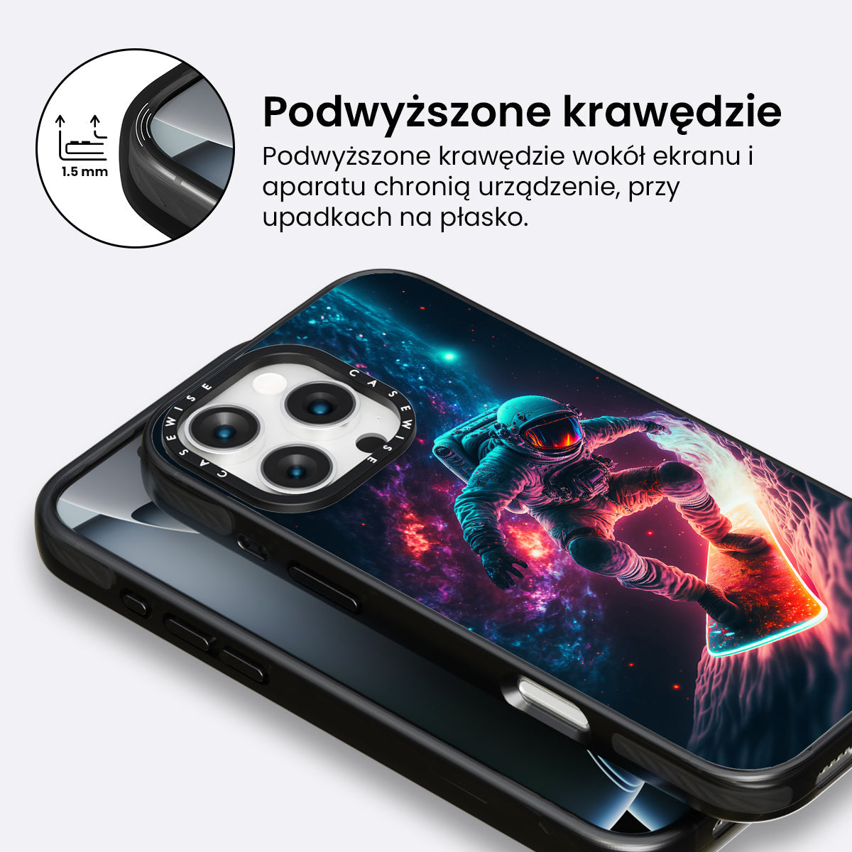 Galaxy Surfing Astronaut - Etui