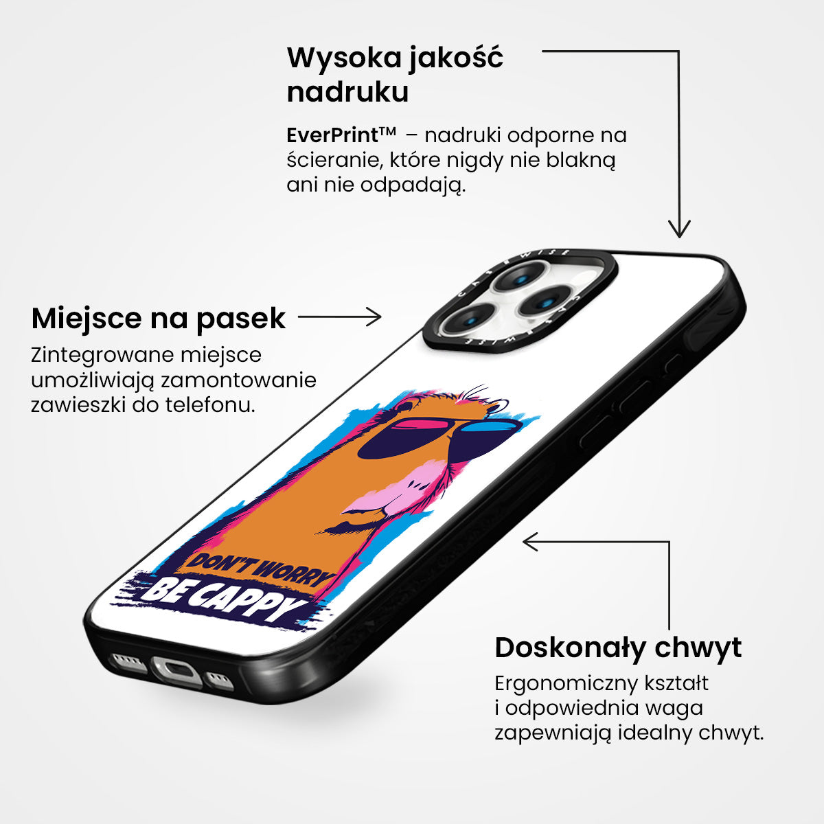 Bądź Capyy - Etui
