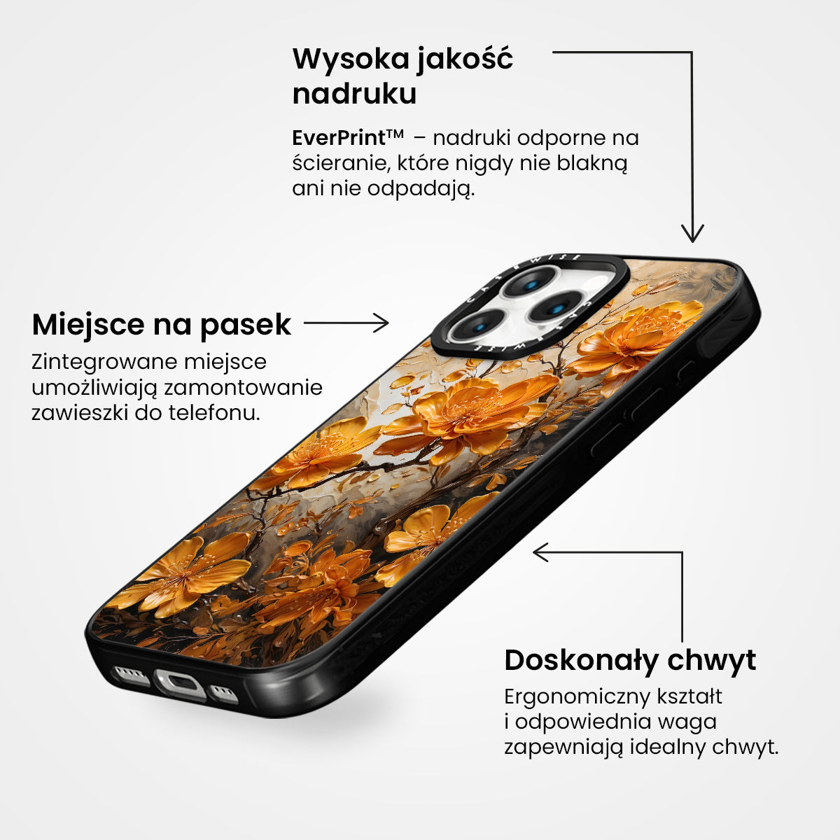 Bursztynowy kwiat - Etui