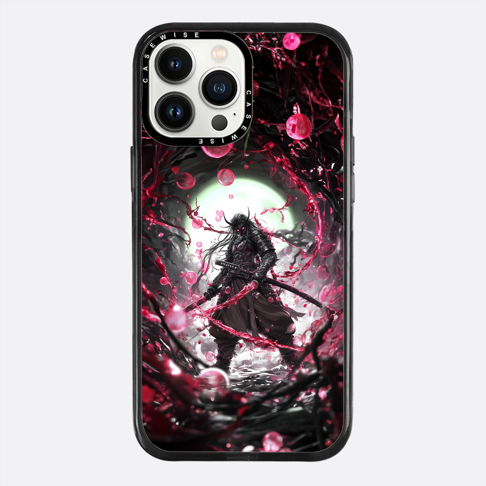 Samuraj w czerwonych bąbelkach - Etui