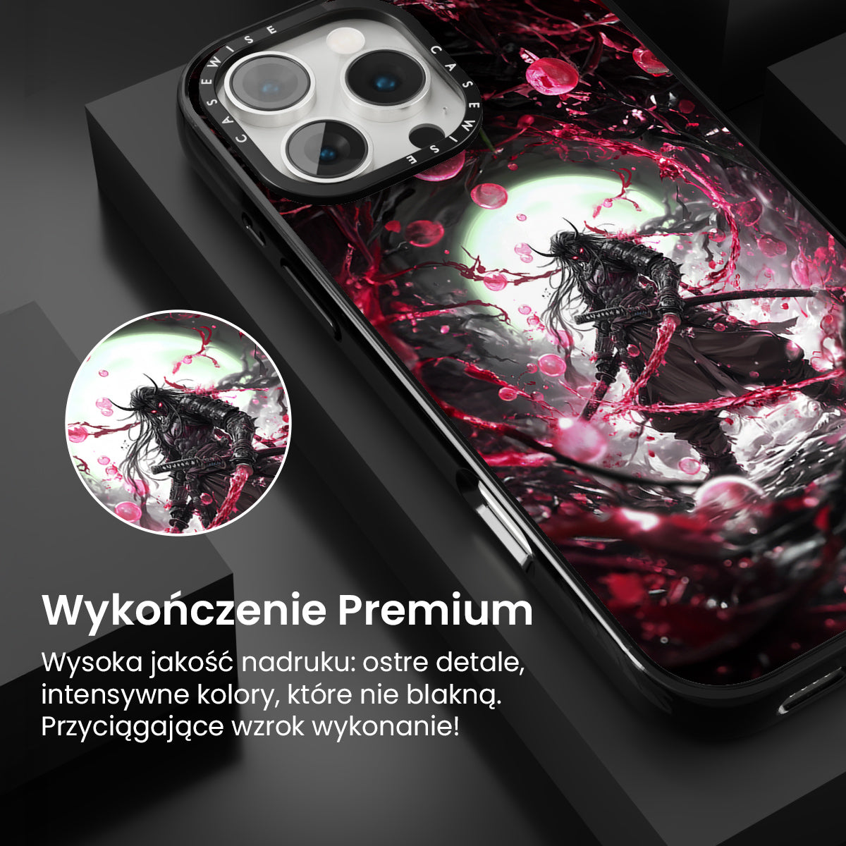 Samuraj w czerwonych bąbelkach - Etui
