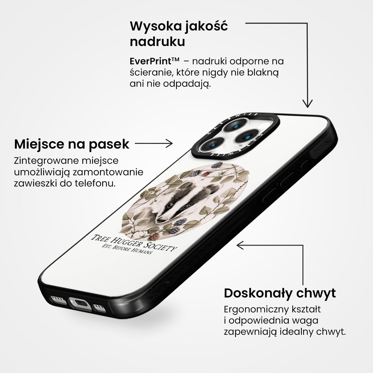 Borsuk (bez tła) - Etui
