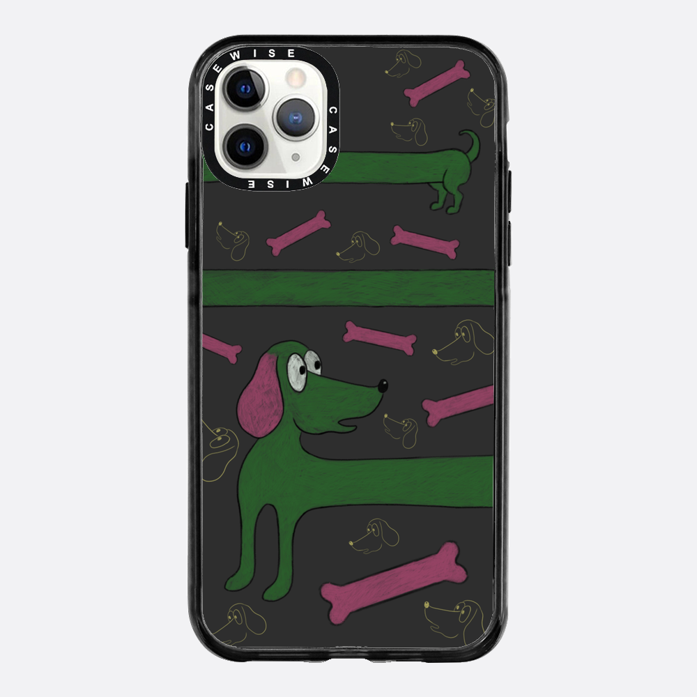 Zielony pies - Etui