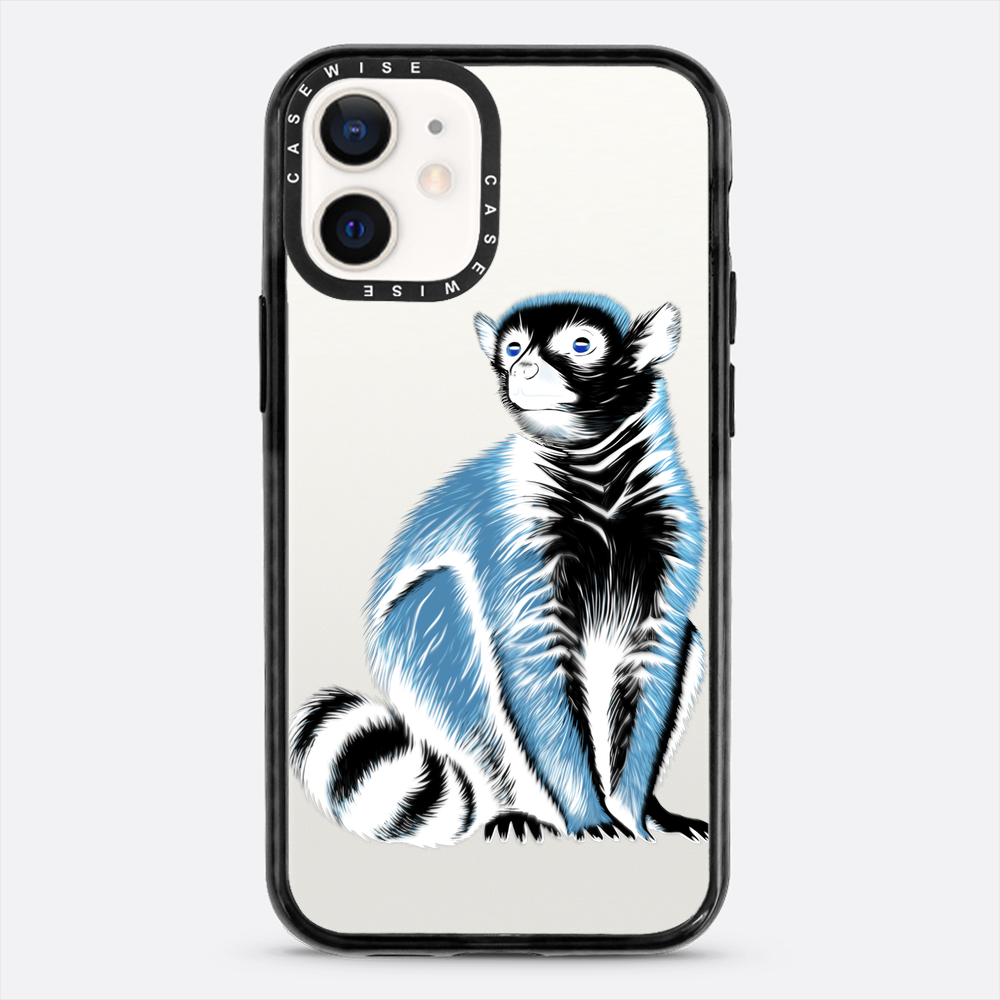 Lemur koroniasty negatyw - Etui