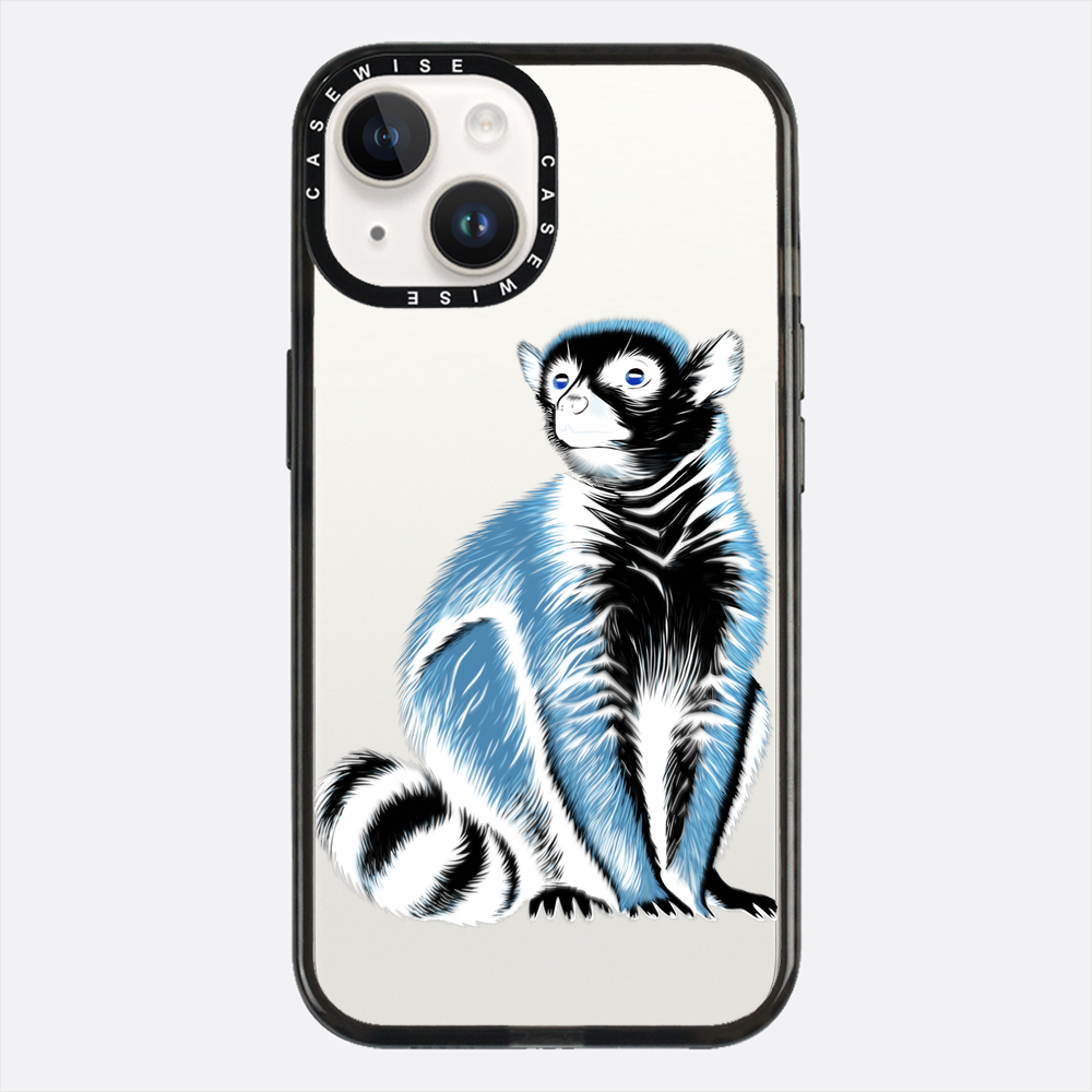 Lemur koroniasty negatyw - Etui