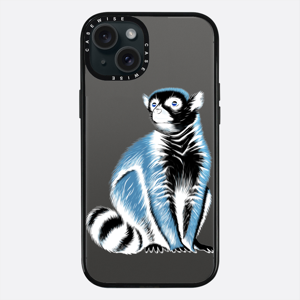 Lemur koroniasty negatyw - Etui