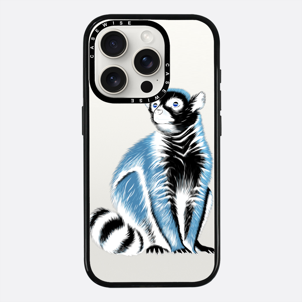 Lemur koroniasty negatyw - Etui