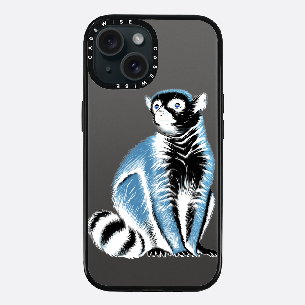 Lemur koroniasty negatyw - Etui