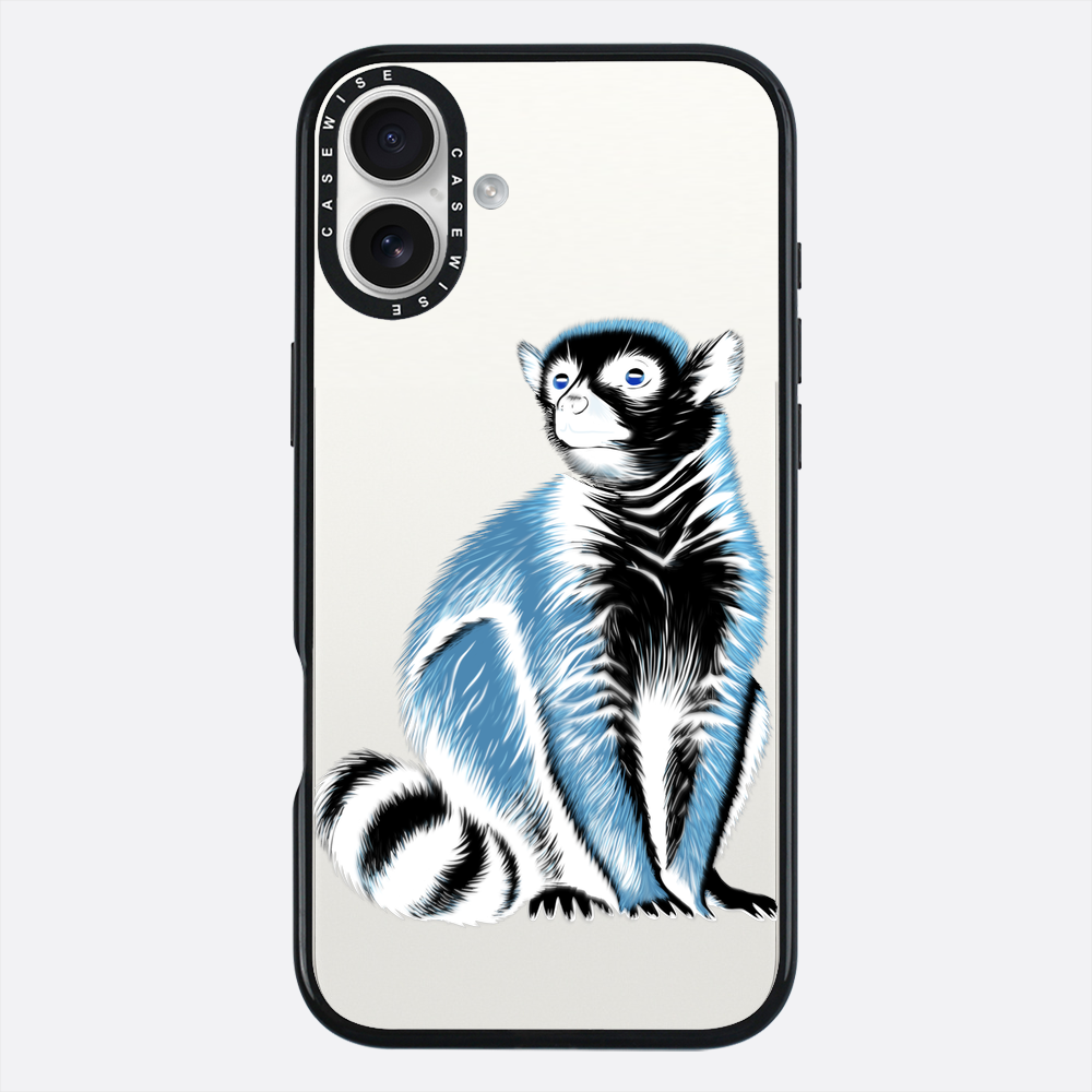 Lemur koroniasty negatyw - Etui