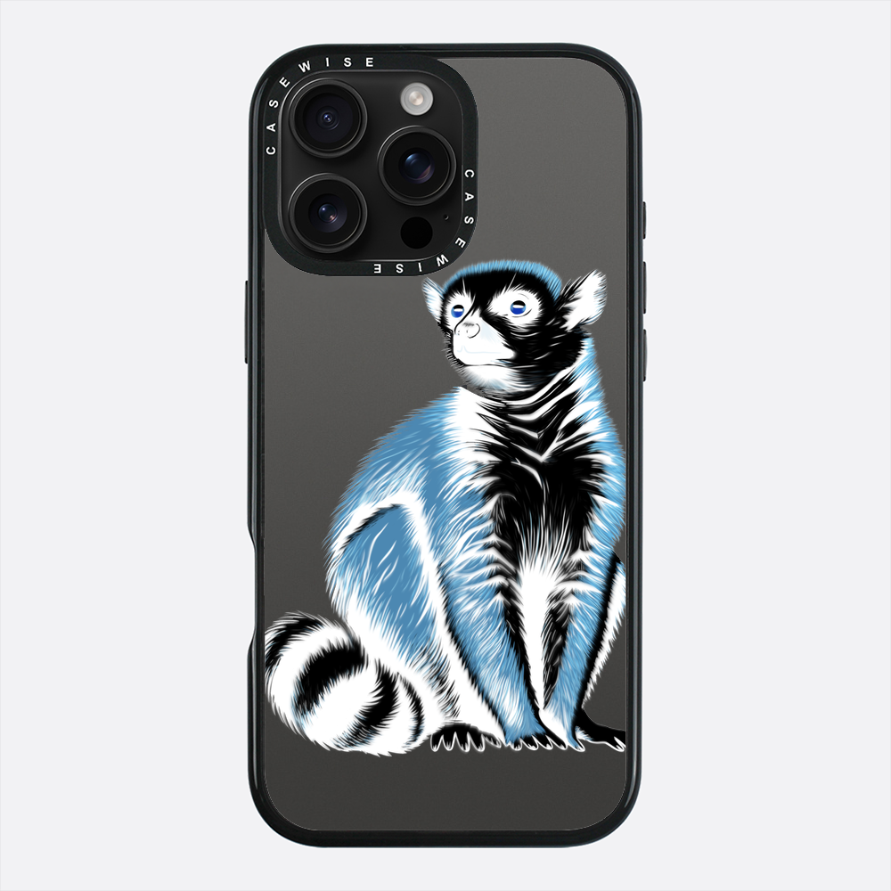Lemur koroniasty negatyw - Etui