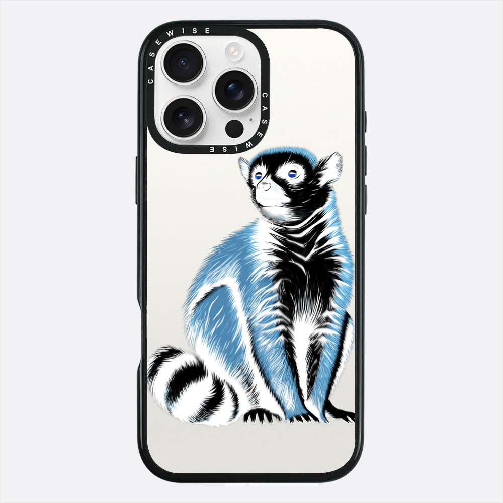 Lemur koroniasty negatyw - Etui