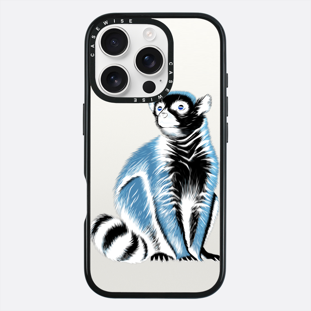 Lemur koroniasty negatyw - Etui