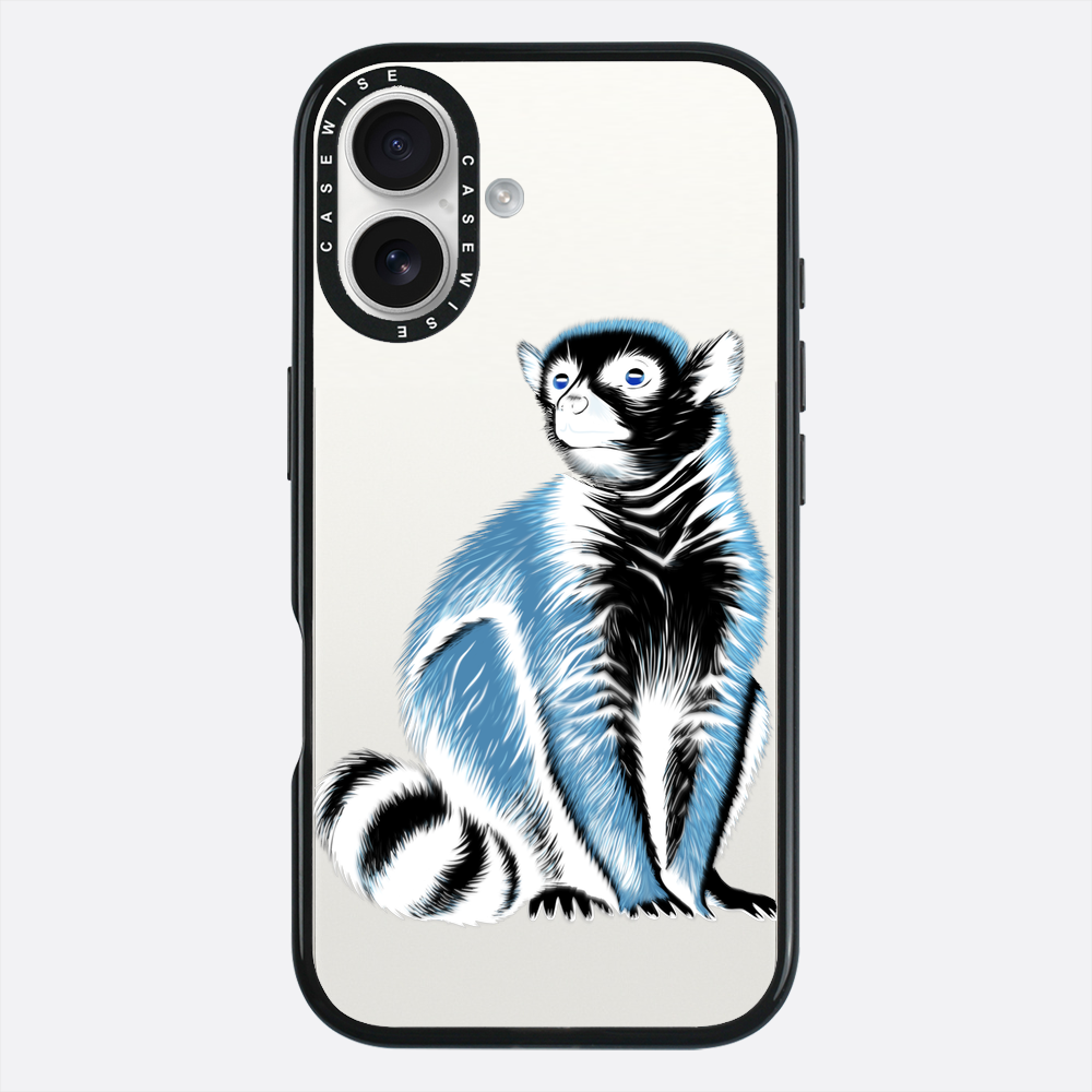 Lemur koroniasty negatyw - Etui