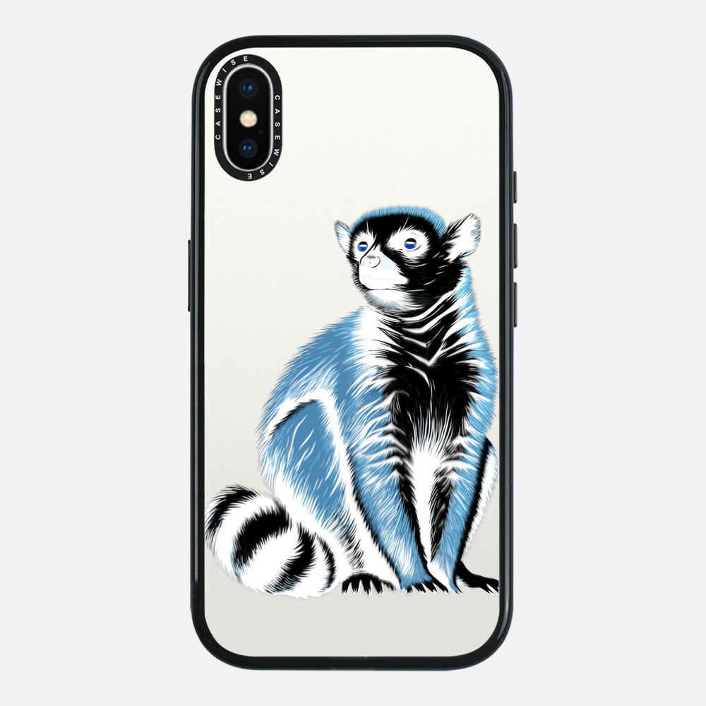 Lemur koroniasty negatyw - Etui