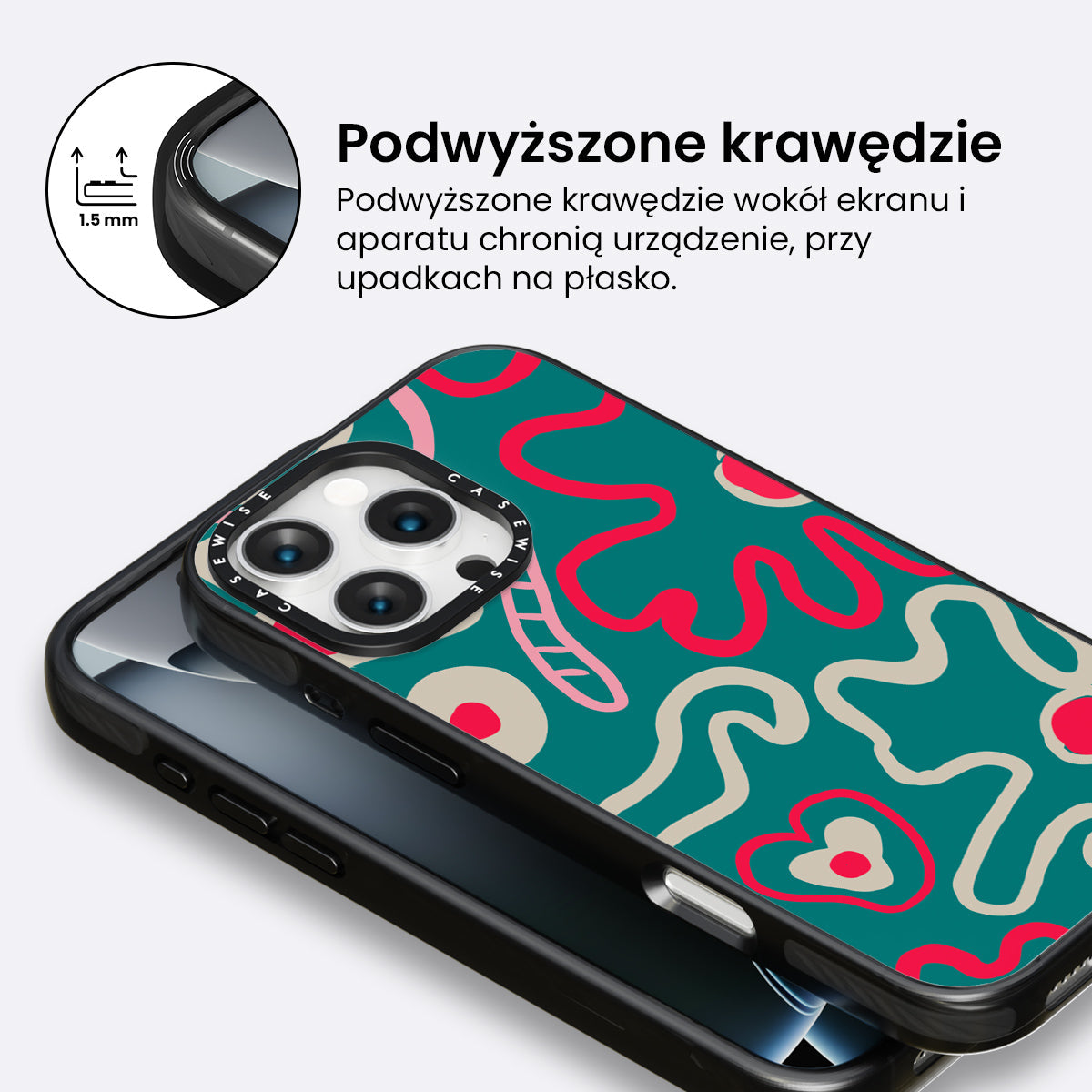 Kwiaty i serca - Etui
