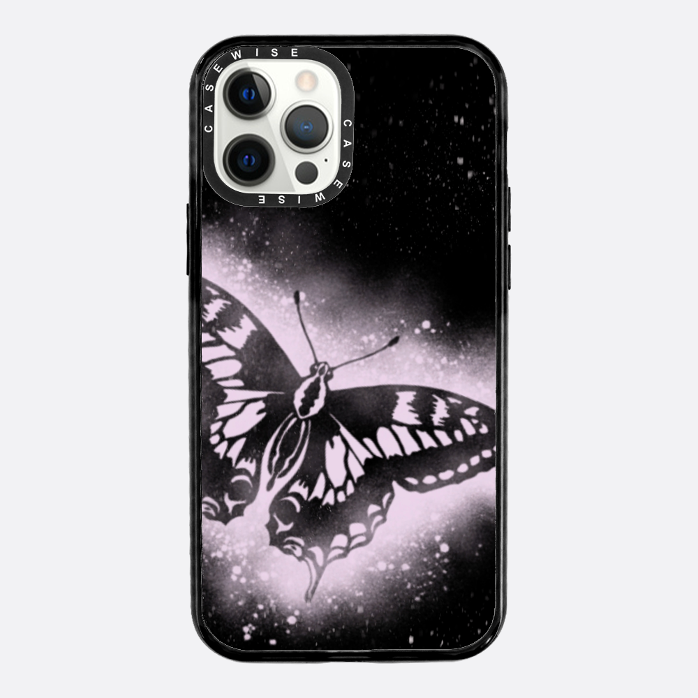 Motyl Różowy Tusz - Etui