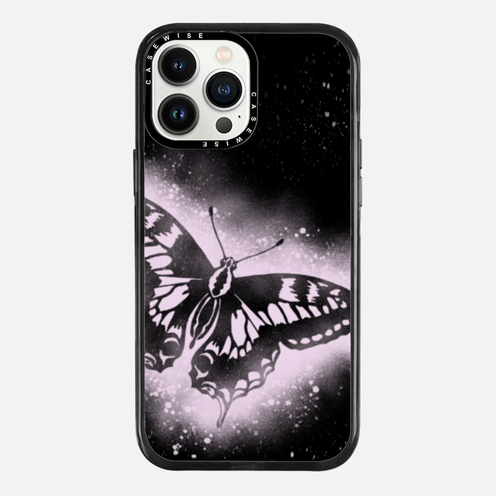 Motyl Różowy Tusz - Etui