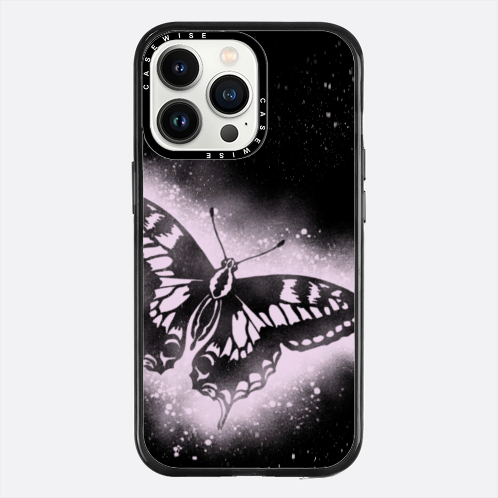 Motyl Różowy Tusz - Etui