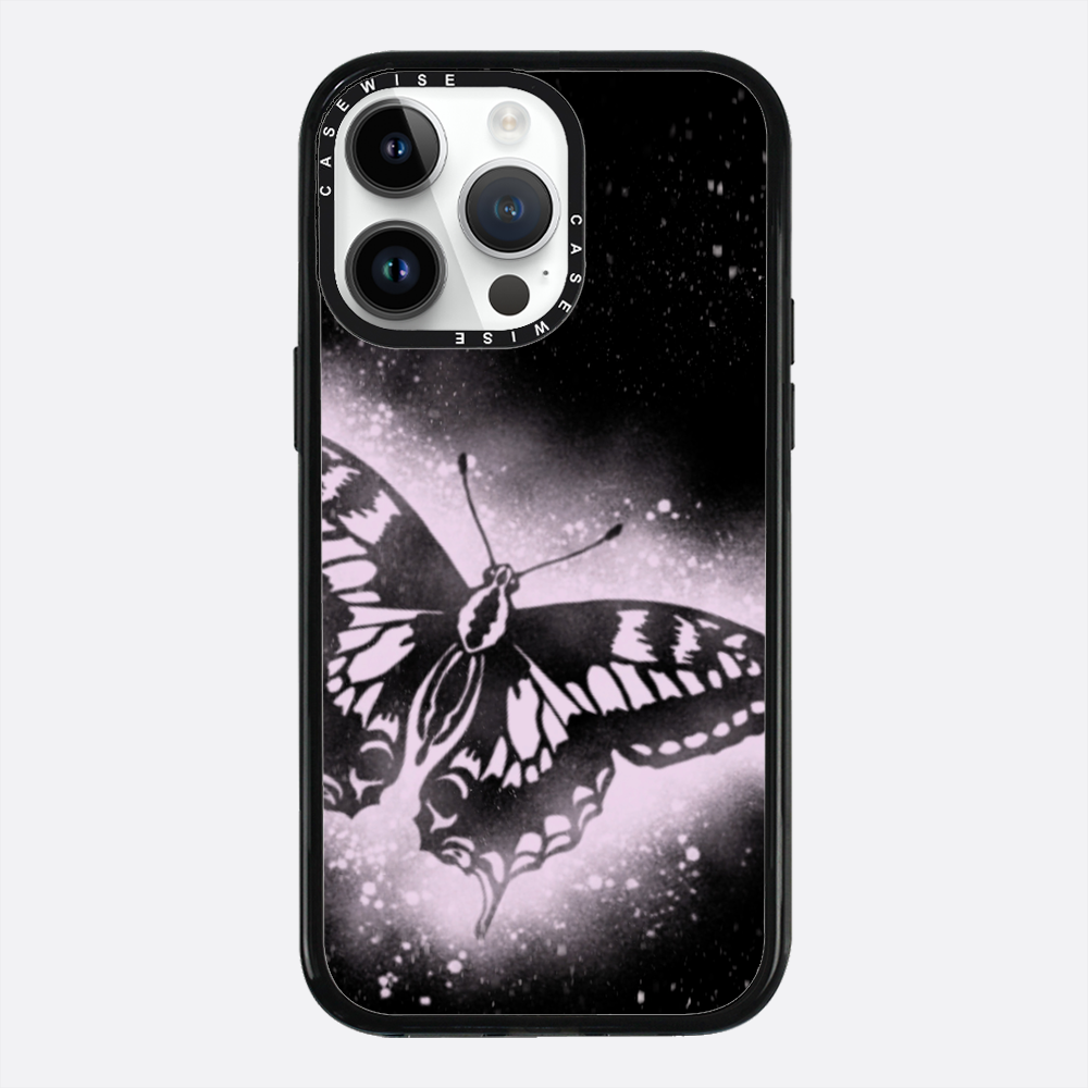 Motyl Różowy Tusz - Etui