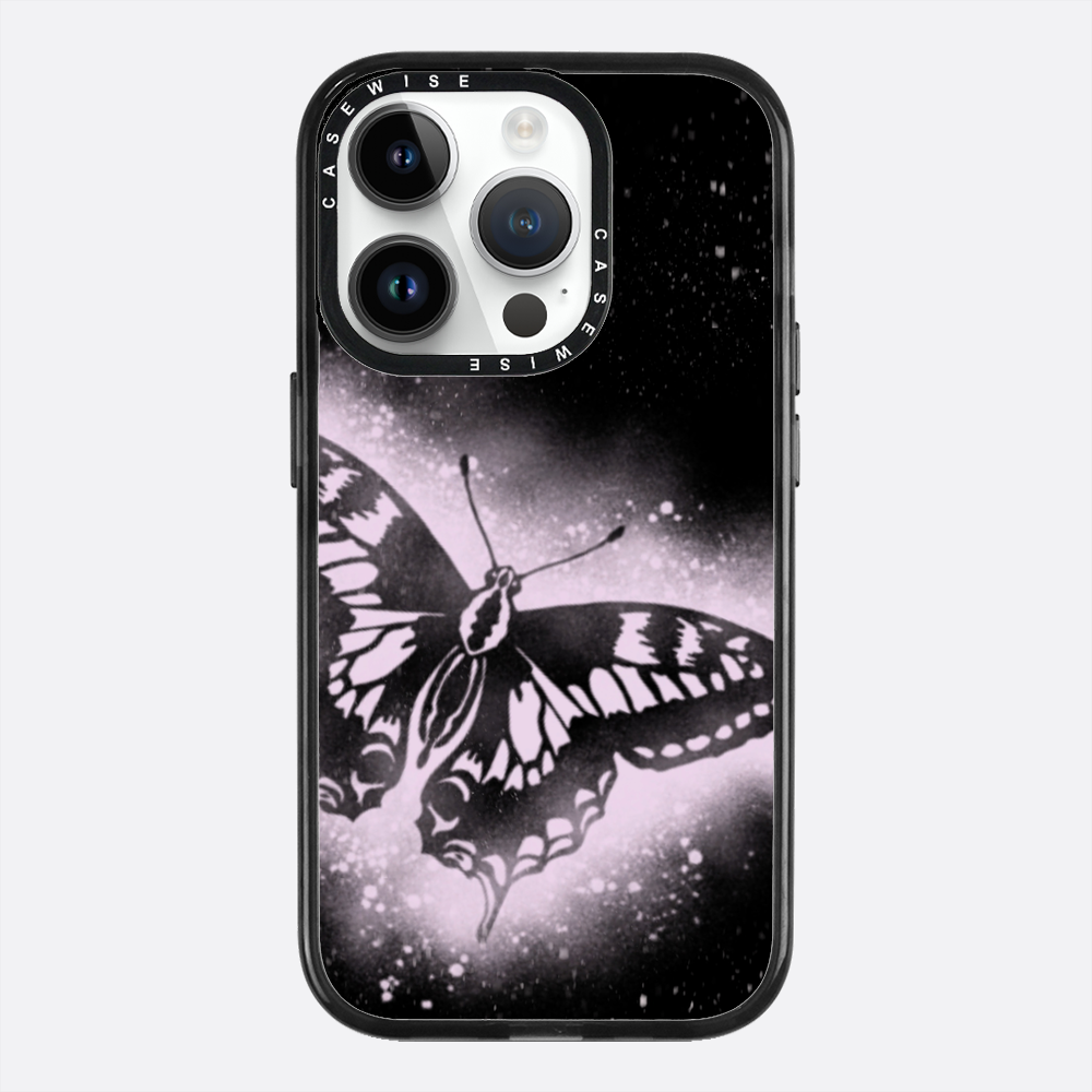 Motyl Różowy Tusz - Etui
