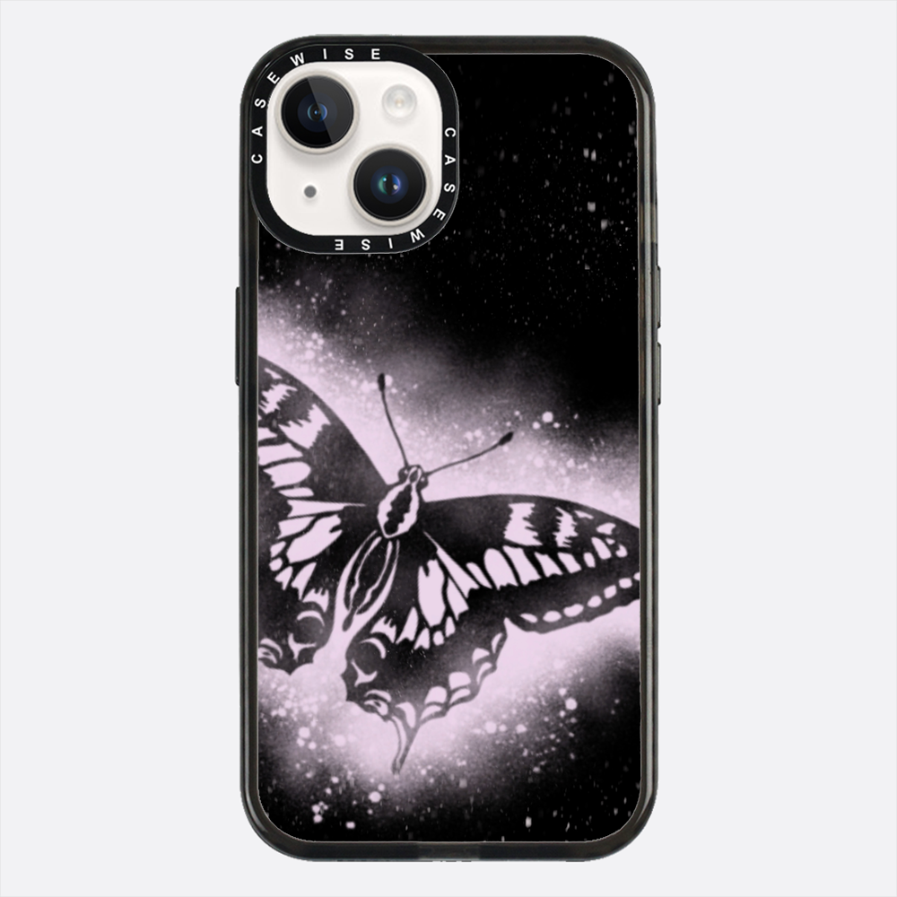 Motyl Różowy Tusz - Etui