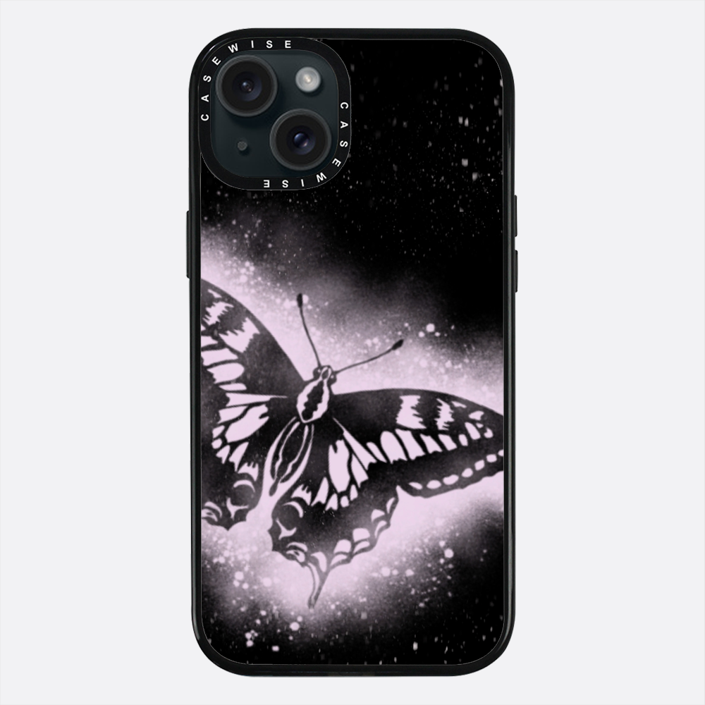 Motyl Różowy Tusz - Etui