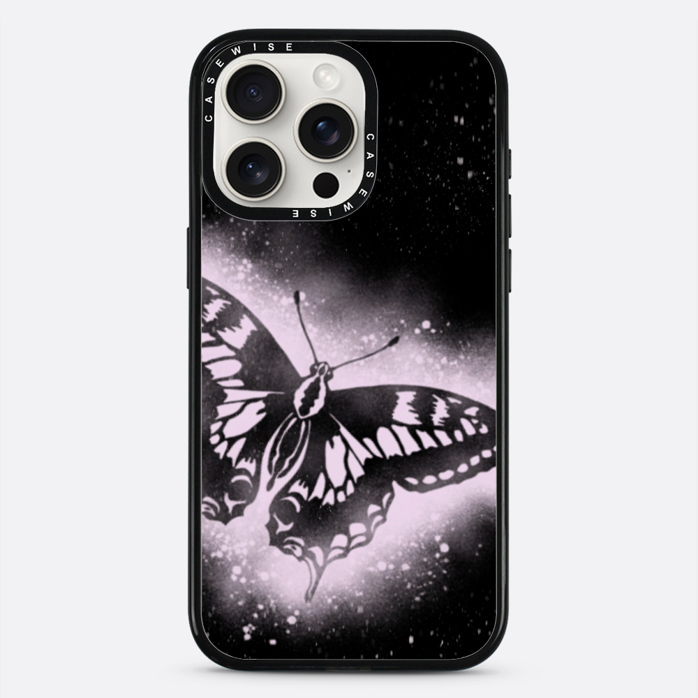 Motyl Różowy Tusz - Etui
