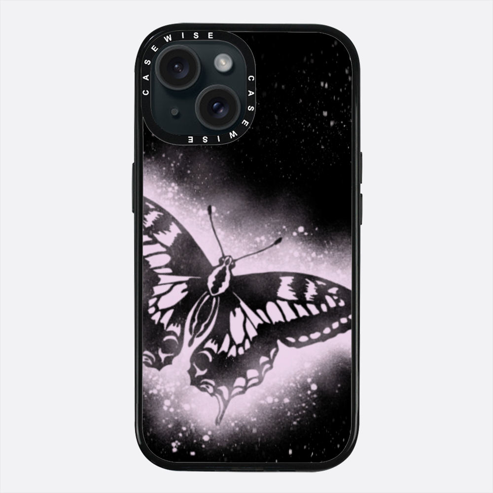 Motyl Różowy Tusz - Etui