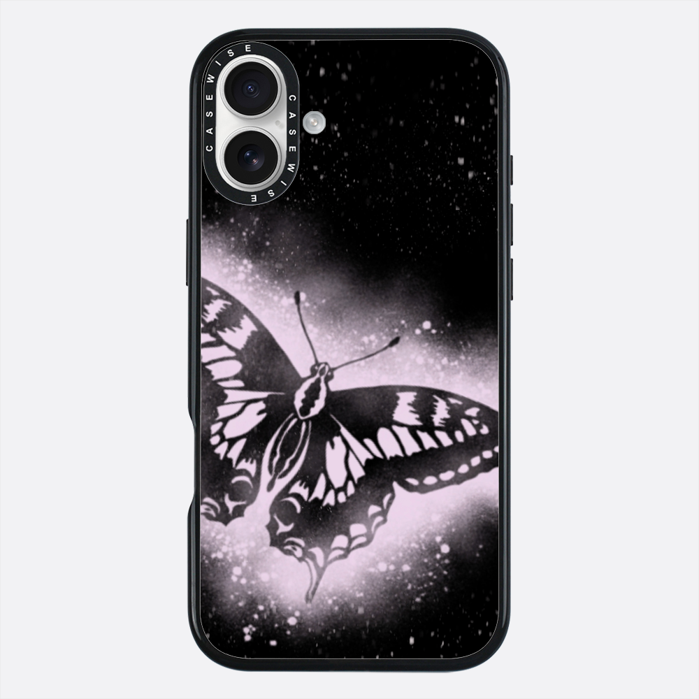 Motyl Różowy Tusz - Etui
